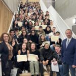 Cérémonie républicaine de remise du Diplôme National du Brevet au collège Marie Curie de Fontoy.