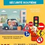 Sensibilisation des +65 ans à la sécurité routière.