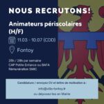 Animateurs, animatrices : à vos CV !