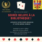 Amateurs de belote, à vos agendas !