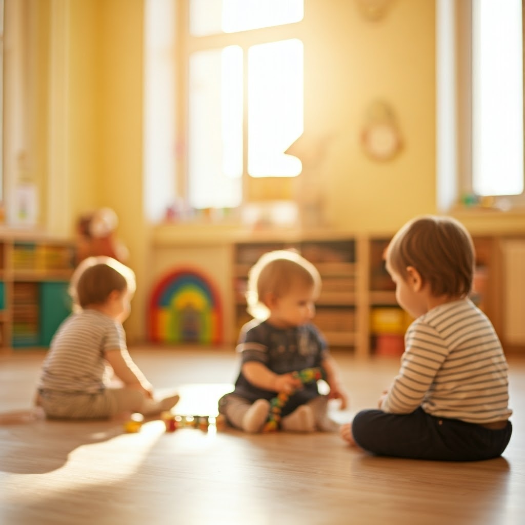 Create,For,Me,Pictures,Of,Babies/toddlers,In,Kindergarten/nursery/daycare,Center.,Let