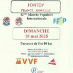 42e Marche Populaire Internationale – Dimanche 18 mai 2025 à Fontoy !