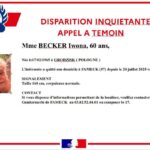 DISPARITION INQUIÉTANTE.
