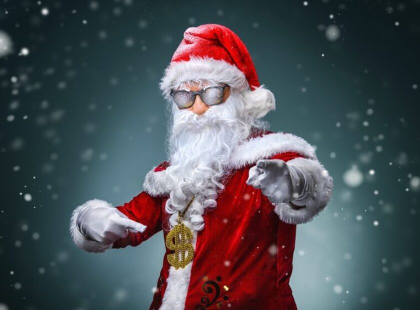 X-mas,Lottery,Win,Credit,Bank,Present,For,Noel.,Funky,Crazy