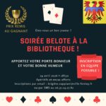 Avis aux amateurs de belote… et de bonne humeur !