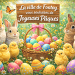 La municipalité de Fontoy vous souhaite de très belles fêtes de Pâques.