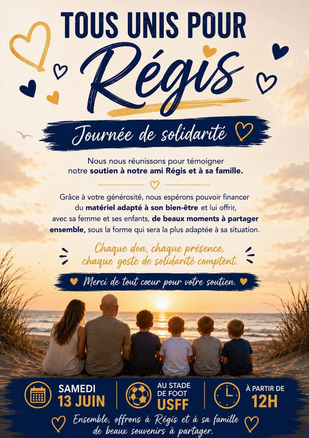 L’US Fontoy Football - Journée de solidarité au profit de Régis et de sa famille.