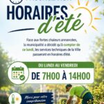 Passage aux horaires d’été.