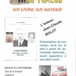  Un livre, un auteur à la Maison du Patrimoine.