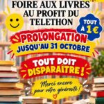 La Foire aux livres au profit du Téléthon joue les prolongations !